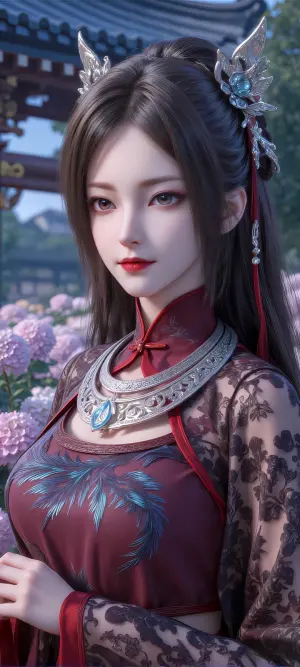 暗河传：慕雨墨 乖巧 高清美女壁纸