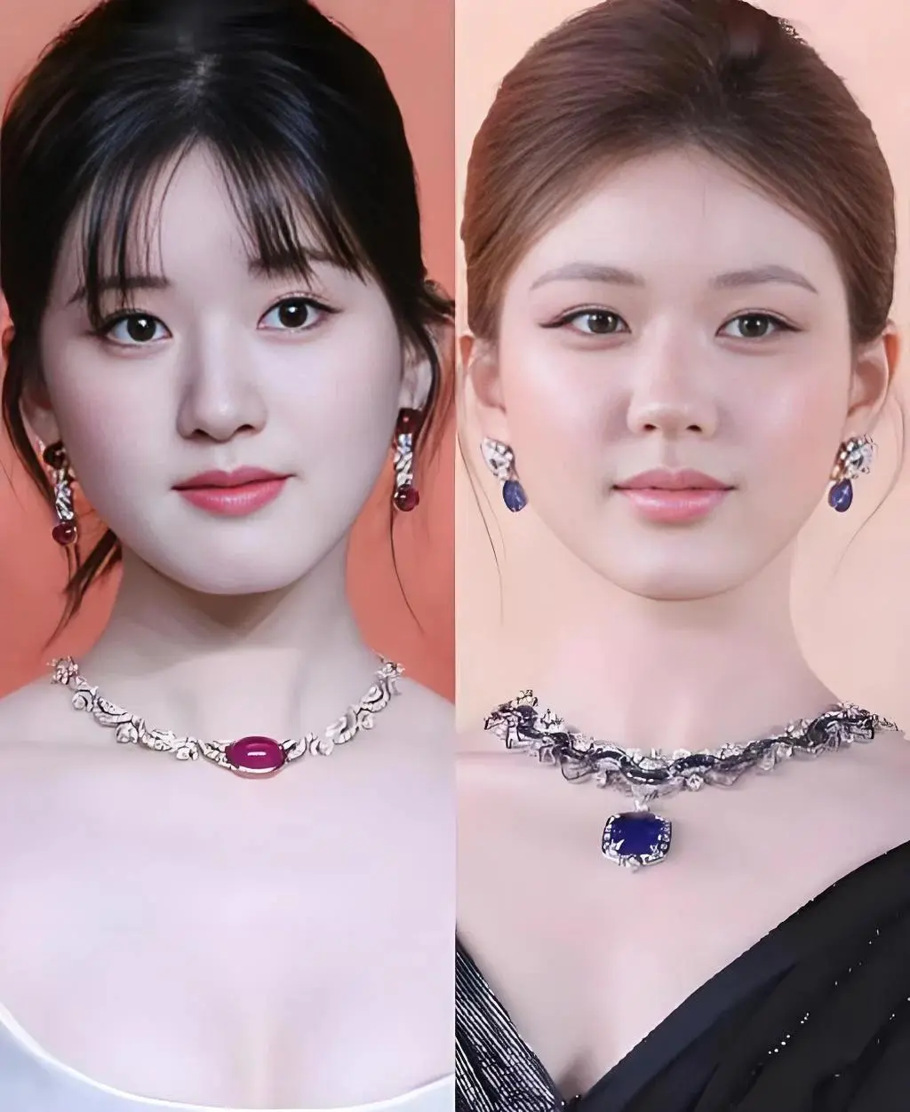 图15：赵露思上海生图曝光：嘴歪眼斜发色老气像非主流，与精修判若两人