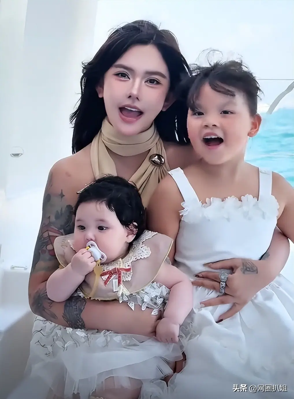 图12：韩安冉宣布备孕第三胎，直言不是儿子就打掉，爱女儿只是说说而已